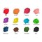 12 Pack Tie Dye Powder, 12 Colors Dye Packets, Color Powder Packets Bright Fabric Dye, Tie Dye Party Supplies Suitable for Children and Adults(12Pack,10G Per Pack)…